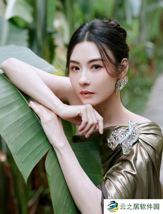 张柏芝最新写真 戴博物馆收藏级艺术珠宝引关注