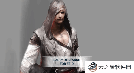《刺客信条2》开发仅耗时两年 主角早期概念艺术曝光