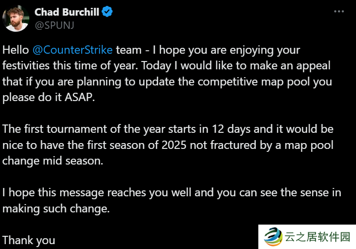 SPUNJ喊话V社尽快更新地图池