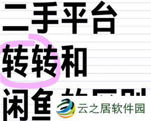 转转和闲鱼区别 转转和闲鱼哪个平台买东西好