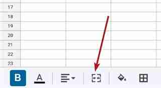 谷歌表格怎么合并单元格
