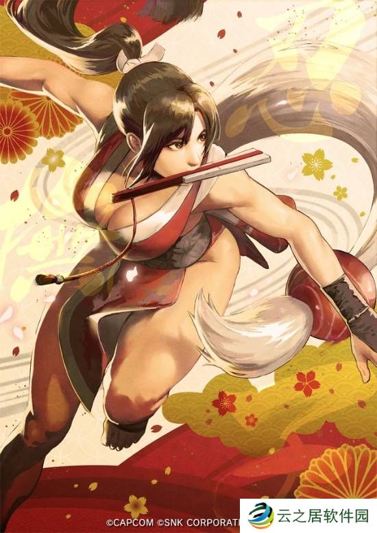 《街头霸王》官方公布不知火舞绝美新年贺图：身材实在太赞！